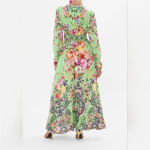 Camilla Green Floral Maxi Dress - Picture 3 of 11